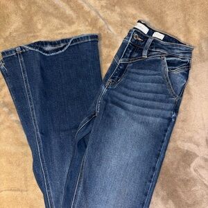 KanCan Blue Flare Wide Leg Jeans